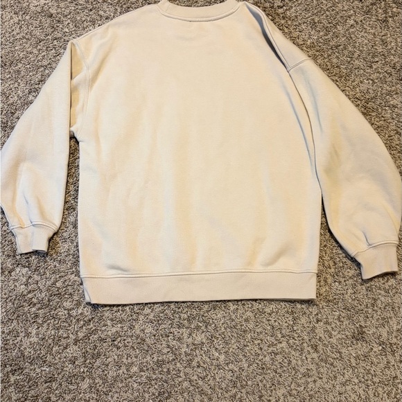 Zara Men's Off-White Crewneck Sweater - Picture 3 of 3